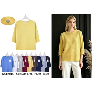 Sweter damski okrągły  S/M-L/XL