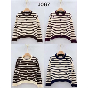 Sweter damski okrągły