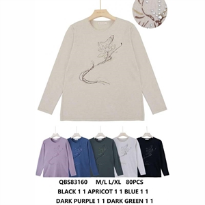 Sweter damski okrągły  M/L-L/XL