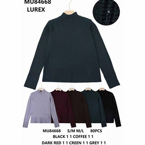 Sweter damski z półgolfem  S/M-M/L