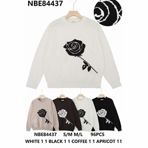 Sweter damski okrągły  S/M-M/L