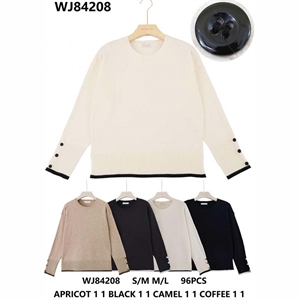Sweter damski okrągły  S/M-M/L