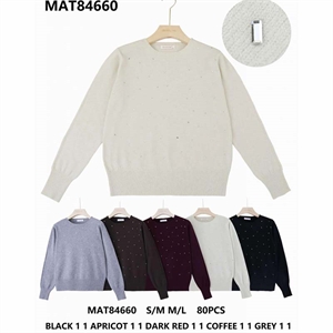 Sweter damski okrągły  S/M-M/L