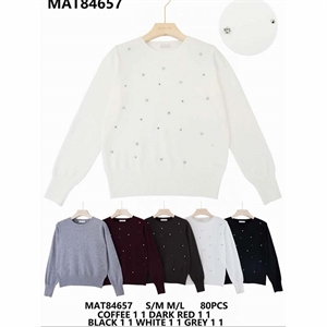 Sweter damski okrągły  S/M-M/L