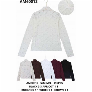 Sweter damski z półgolfem  S/M-M/L