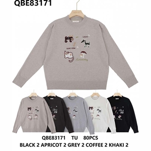 Sweter damski okrągły