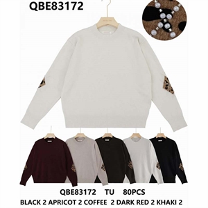 Sweter damski okrągły