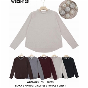Sweter damski okrągły
