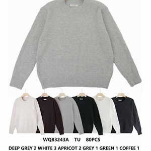 Sweter damski okrągły