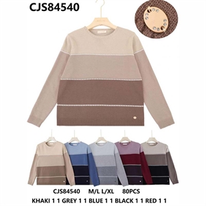 Sweter damski okrągły  M/L-L/XL