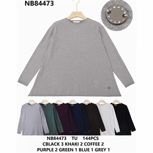 Sweter damski okrągły