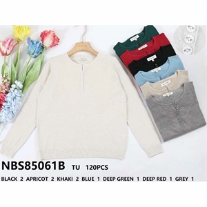 Sweter damski okrągły