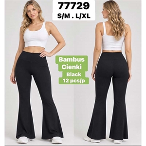 Legginsy dzwony damskie  S/M-L/XL