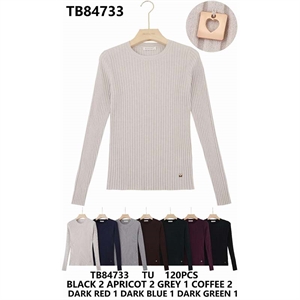 Sweter damski okrągły