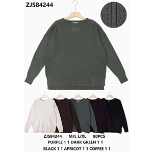 Sweter damski okrągły  M/L-L/XL