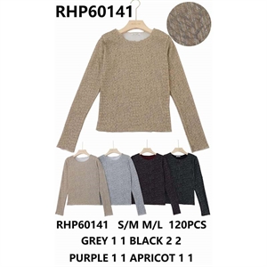 Sweter damski okrągły  S/M-M/L