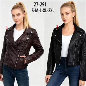 Kurtka skórzana damska  S-2XL