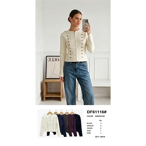 Sweter damski rozpinany na zamek