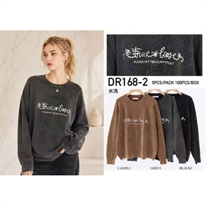 Sweter damski okrągły