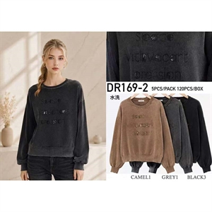 Sweter damski okrągły