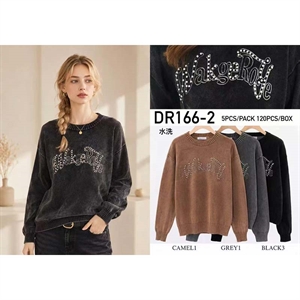 Sweter damski okrągły