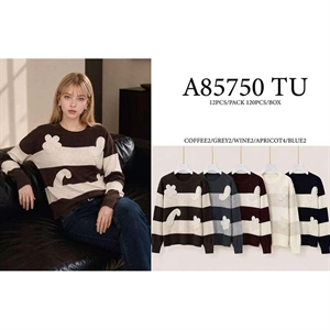 Sweter damski okrągły