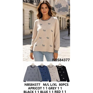 Sweter damski okrągły