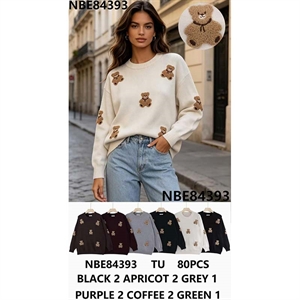 Sweter damski okrągły