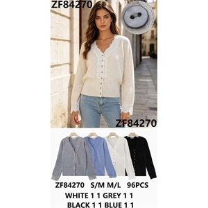 Sweter damski zapinany na guziki
