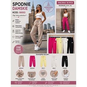 Spodnie damskie  S-XL