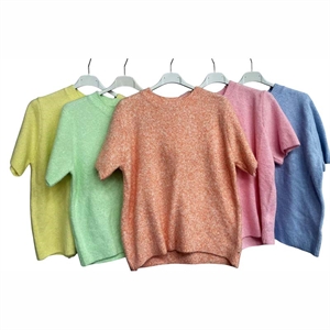 Sweter damski z krótkim rękawem