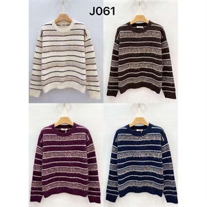 Sweter damski okrągły