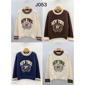 Sweter damski okrągły