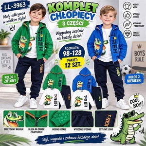 Komplet dresowy chłopięcy  98-128