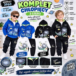 Komplet dresowy chłopięcy  1-5 lat