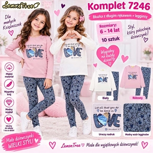 Komplet dziewczęcy  6-14 lat