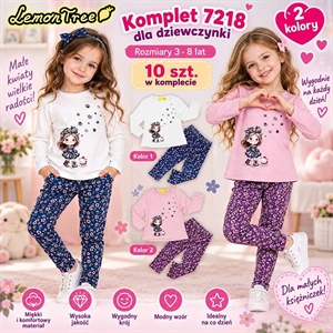 Komplet dziewczęcy  3-8 lat