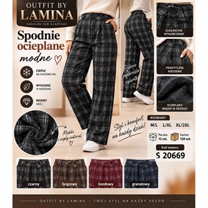 Spodnie damskie ocieplane  M/L-XL/2XL