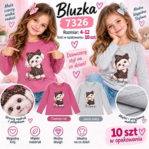 Bluzka dziewczęca  4-12 lat
