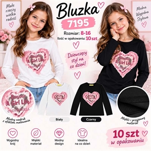 Bluzka dziewczęca  8-16 lat