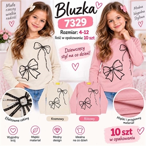 Bluzka dziewczęca  4-12 lat