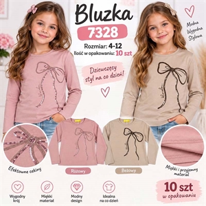 Bluzka dziewczęca  4-12 lat