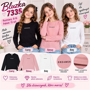 Bluzka dziewczęca  8-16 lat