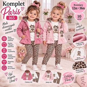 Komplet ocieplany niemowlęcy  12m-36m