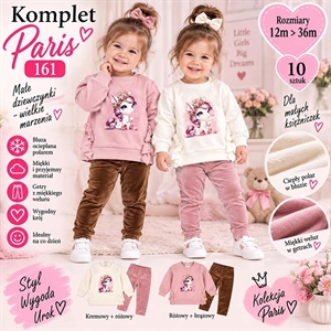 Komplet ocieplany niemowlęcy  12m-36m