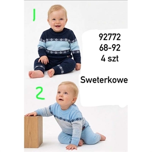 Komplet sweterkowy dziecięcy 68-92