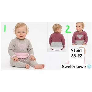 Komplet sweterkowy dziecięcy 68-92