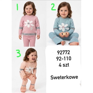 Komplet sweterkowy dziecięcy 92-110
