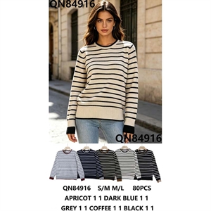 Sweter damski okrągły  S/M-M/L