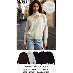 Sweter damski z golfem